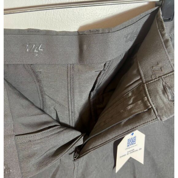 1774 Signature Xander Charcoal Shorts Men’s Size 30 Dress Casual Flat Front NWT - Picture 3 of 5